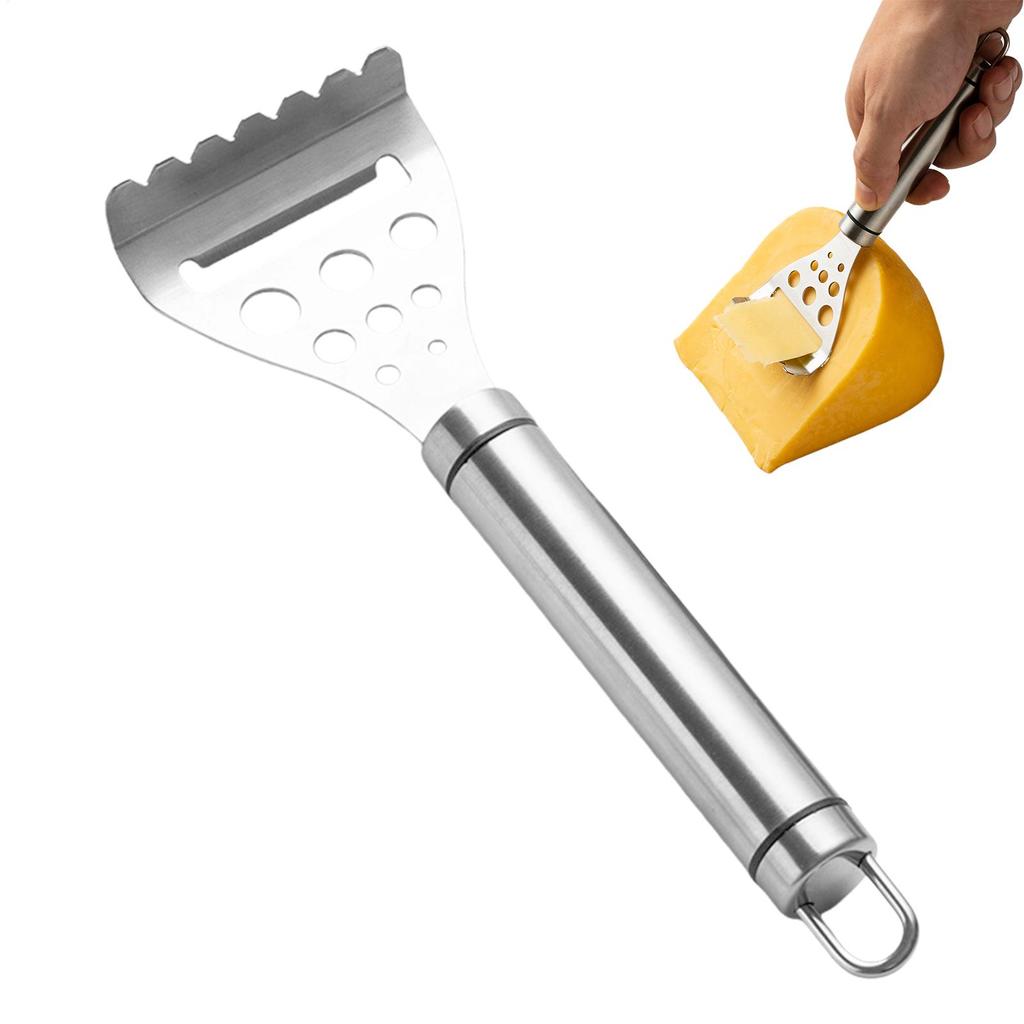 Cheese Slicer Cheese Scraper Handheld Stainless Steel Cheese Peeler Slicer Cutter Butter Slice Cutting Knife Kitchen Cook Tool