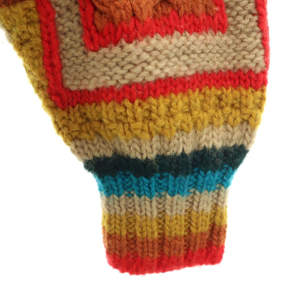 Lamatta 90s Old Overall handle Long sleeve sweater M Multi knit Men's Used