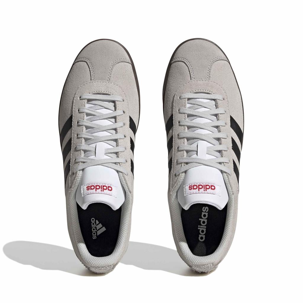 Adidas VL Court Unisex Lot Grey Scarlet Size cm 2.0 Sneakers, Adult, 17, One/Core Black/Better (HQ1802), 26.0
