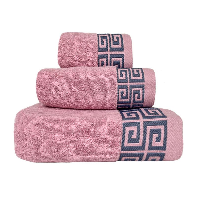 Towel cotton 32 strands wine B & B adult towel bath towel