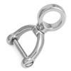 Titanium Key Ring, Car Key Chain, Men's Smart Key, Metal Fittings, 360° Rotating