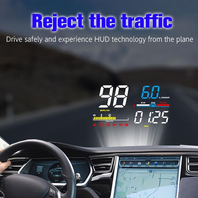 Windshield Projector Meter Car Speedometer Tachometer Head Up Display for Car