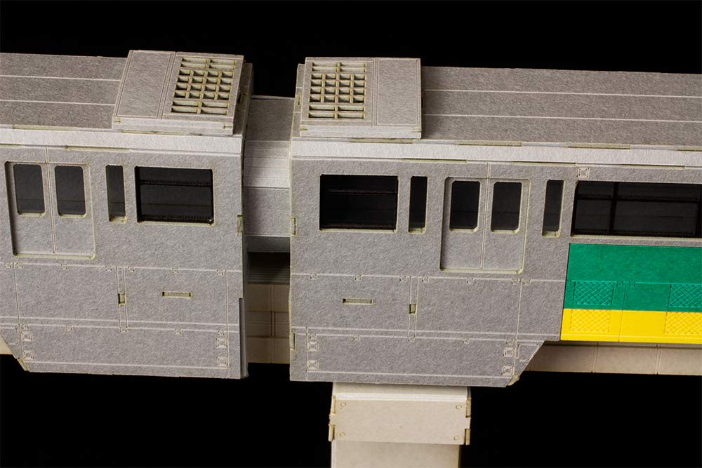 PLUM 05 A Certain Scientific Railgun T Academy City Monorail Scale Paper Craft PP098 Ani-Tecture 1/150
