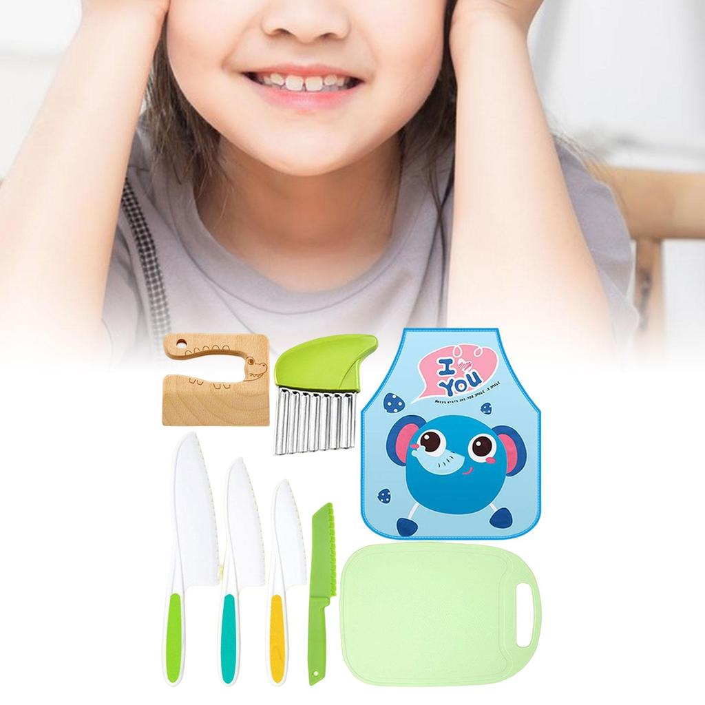 8x Children Kitchen Cookware Playset Learn Skills for Toddler Birthday Gifts