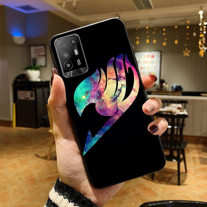 Funda Anime Manga Fairy Tail Phone Cover For OPPO A74 A94 5G A3S A5 A5S A9 A12 A15S A52 A53 A53S A72 A73 2020 A91 5G Cases Coque