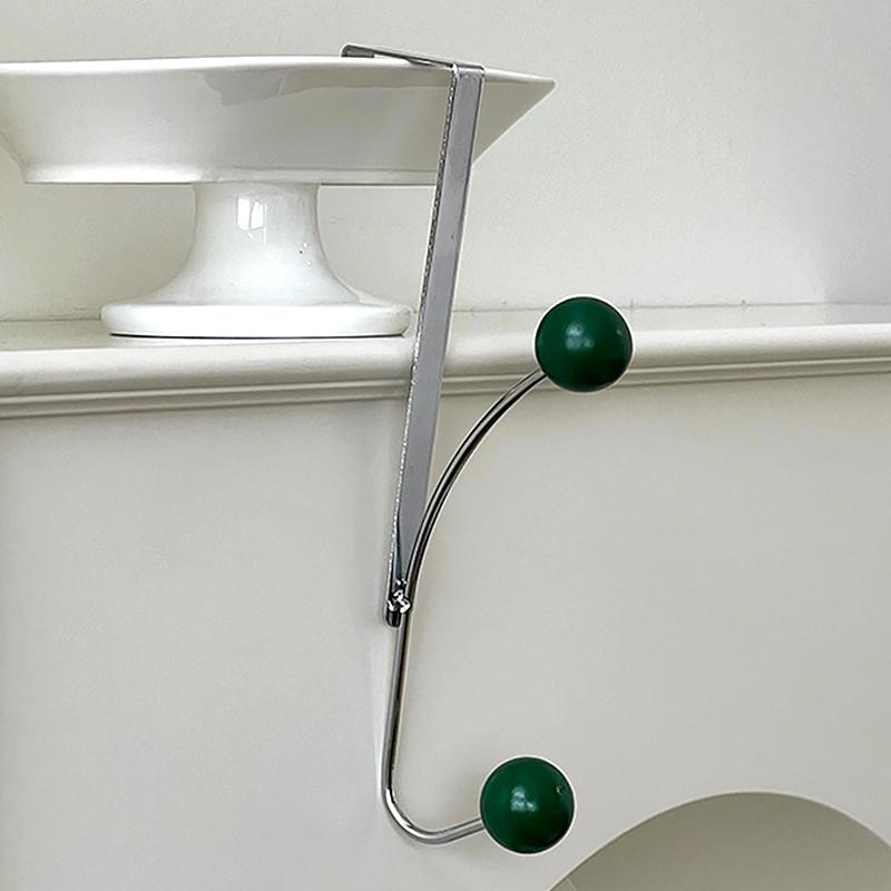 1 Pc Hook Behind The Door Cream Wind No Punching Required Originality Hook Iron Practical Cream Color Storage Coat  Hat Hook