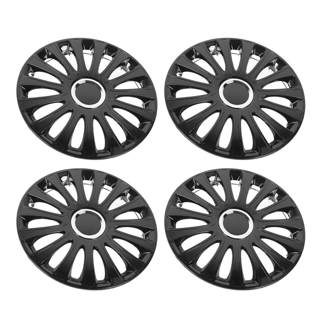 4 Stück 14 Zoll Radnabenkappe Vollschutz Stilvoller Look Universelle Passform Zum Aufschnappen R14 Radfelgenabdeckung