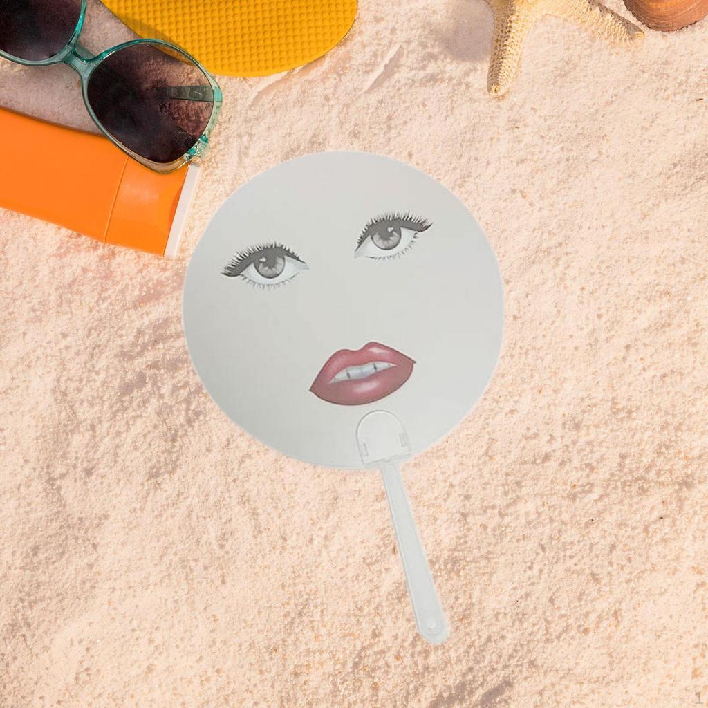 Hand Fan Painting Ornament for Performance Music Festival Dance