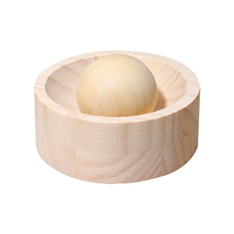 Solid Wood Round Dumpling Wrapper Press Mold Dumpling Skin Maker Household Dumpling and Snow Maiden Dessert Mold Kitchen Tool