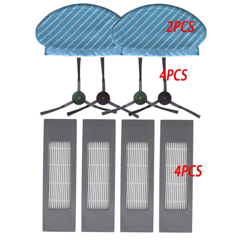 Filter Seitenbürste Mopp Tuch Set für Ecovacs Deebot Ozmo 920 950 Staubsauger Teile Ersatz Home Zubehör