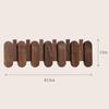 Creative Luxury Wall Coat Rack Walnut Wood Clothes Dress Hanger Hooks Backpack Coat Pants Interior Furniture Bedroom Clothing St