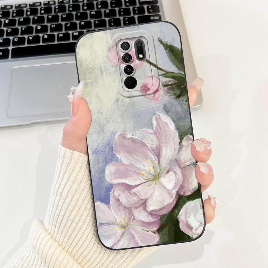For Xiaomi Redmi 9 Case Stylish Candy Painted Cover Soft TPU Phone Case For Xiaomi Redmi 9 Prime Redm9 Back Covers 6.53'' Bumper