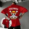 One Piece Skull Anime T Shirt Men Women Cotton Short Sleeve Summer Tops Casual Graphic Tee 2026 New Streetwear Cartoon Print Y2k