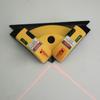 Etopoo 90° Infrared Laser Triangle Level Tool for Tile Laying and Right-Angle Ground Marking