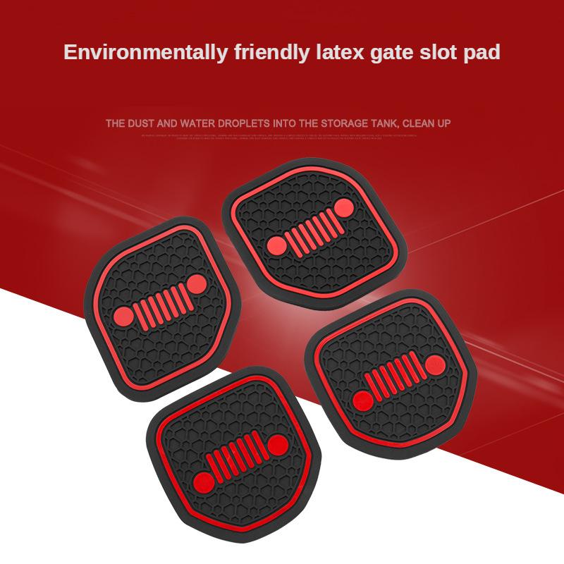 Car Interior Accessories for Jeep New JL Wrangler Water Coaster Special Slot Non-slip Water Cup Mat AMP1