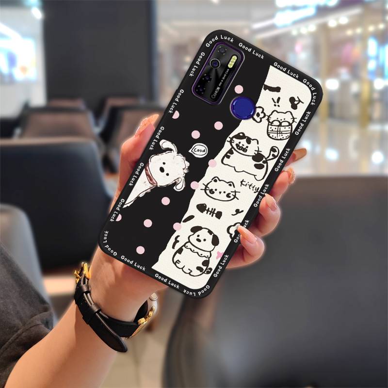Silicone Waterproof Phone Case For Tecno Camon15/15Air/16S/KD7H/CD6/CD7/Spark5/5Pro Soft case Anti-knock Protective TPU