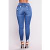 High Waist Ripped Jeans For Women Fashion Stretch Slim Denim Pencil Pants Casual Clothing S-2XL
