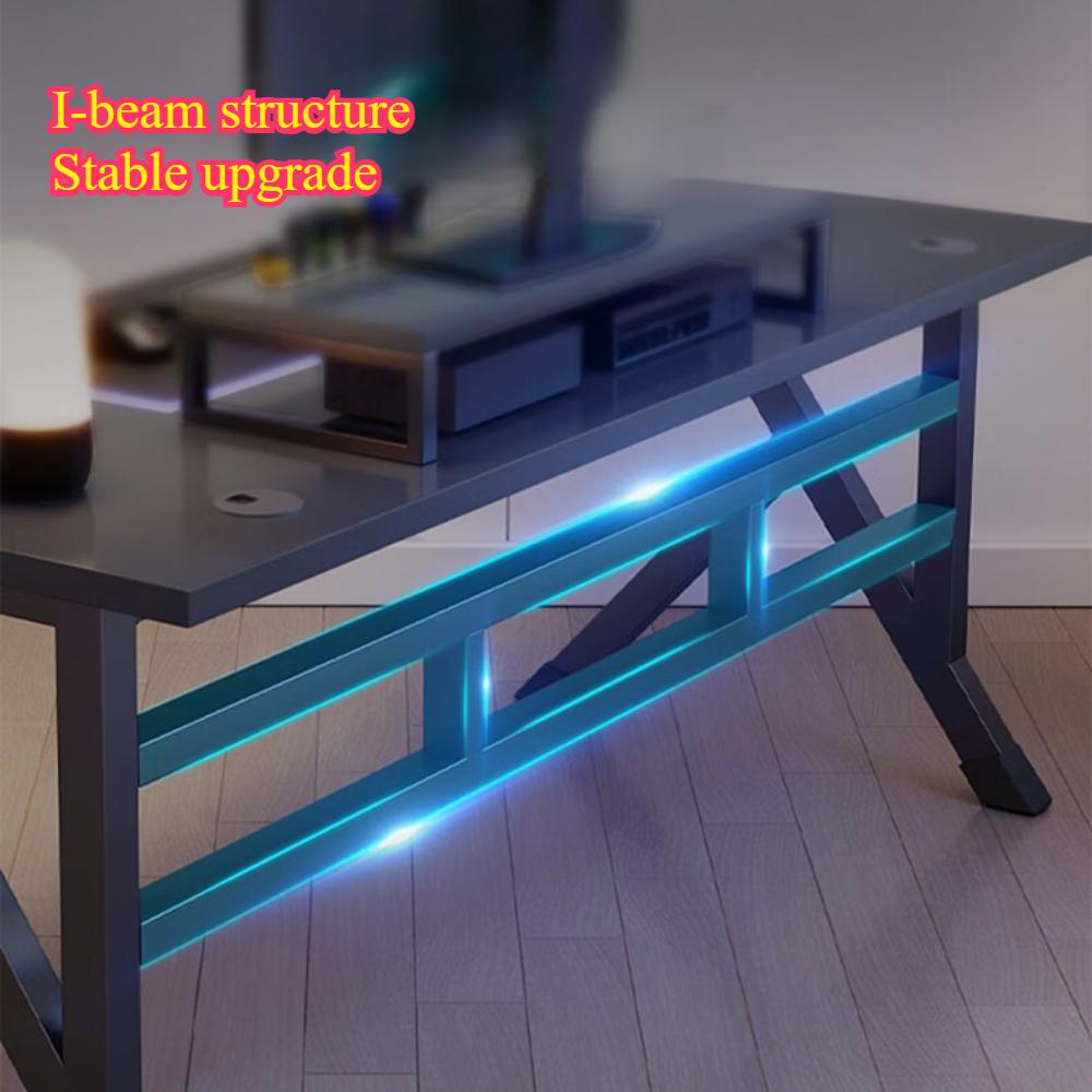 Desktop Computer Desk Ergonomic Gaming Table Bedroom Writing Desk K-type Luxury Stable Gaming Table Double Player Gaming Table