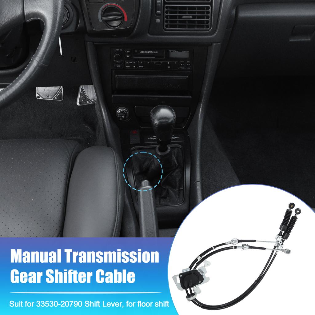 X Autohaux Manual Gear Shift Cable Transmission Shifter Cable Replace 33820-2B540 ZZT230 ZZT231 for Toyota Celica 2000-2005