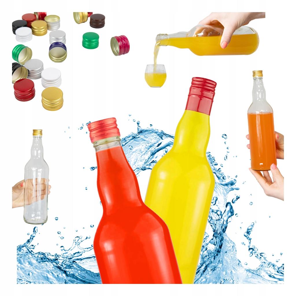 40X Butelki Szklane Monopol Monopolowa 0,7L Na Wódkę Alkohol Sok 700Ml