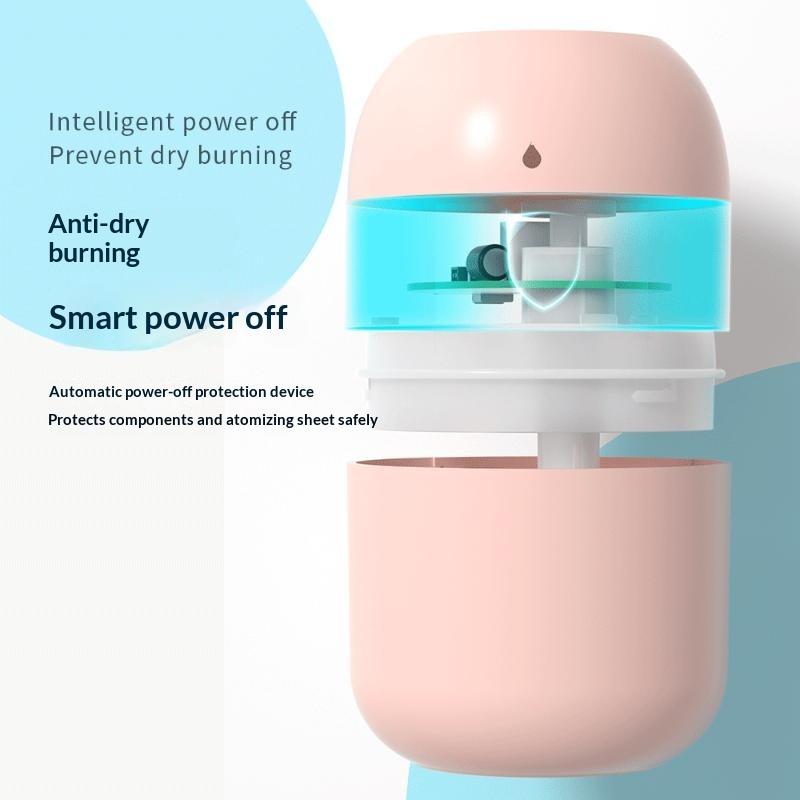 Portable Usb Ultrasonic Air Mini Humidifier Essential Oil Diffuser Car Purifier Aroma Anion Mist Maker With Led Lamp Lighting