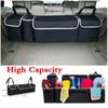 Car Trunk Organizer for SUV Backseat Hanging Organizer for SUV Truck MPV Upgrade Back Seat Storage Bags with 4 Pockets 39*14inch