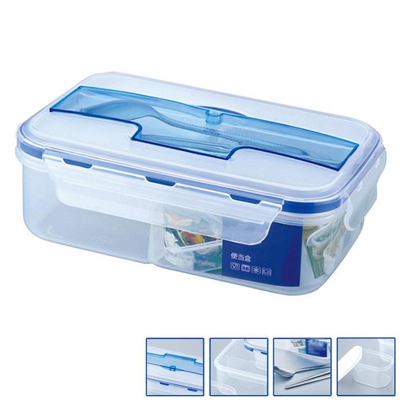 

Экологичный ланч-бокс для улицы, портативный, для микроволновки, с суповой миской, палочками для еды, ложкой, контейнером для еды