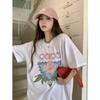 Casablanca 23 Frühling und Sommer Neuheit Fantasie Tor Sternenhimmel Schloss Casa Buchstaben Logo Kurzarm Partner T-Shirt