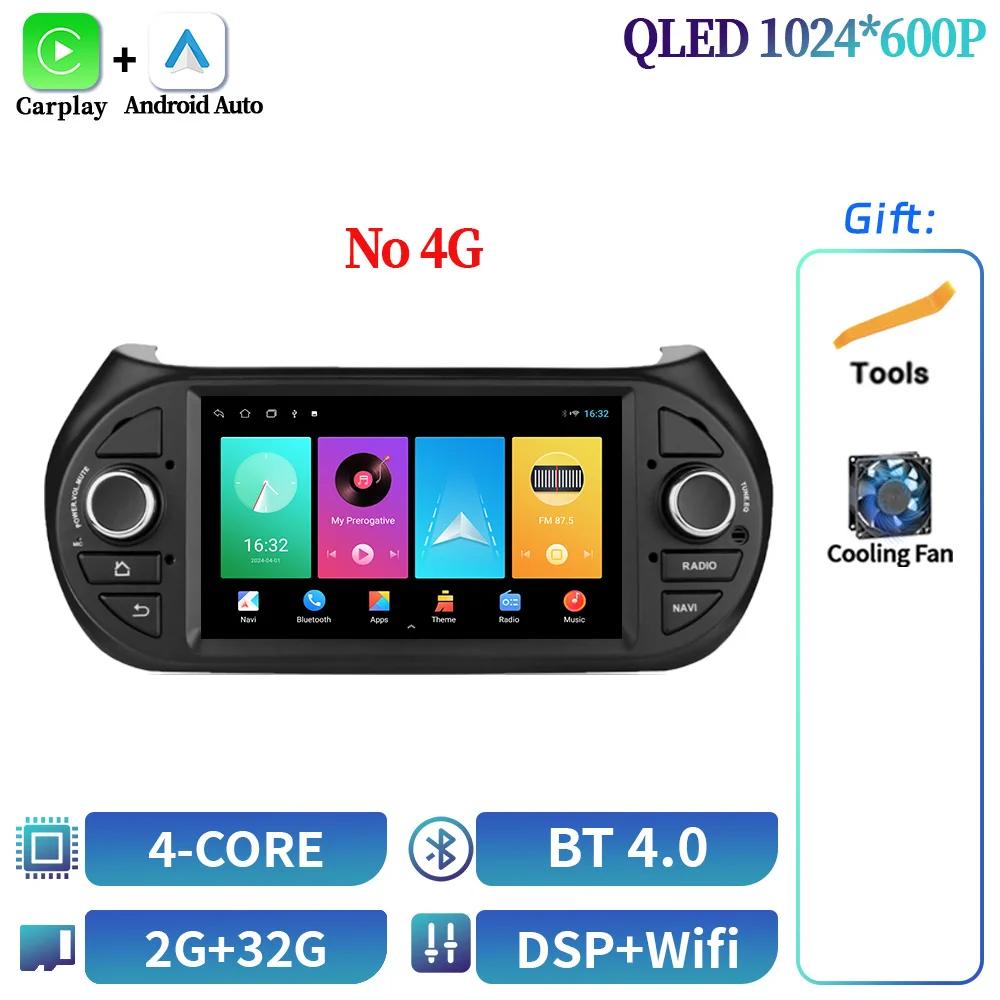 

7-дюймовый экран Android автомобильное радио для Fiat Fiorino Qubo 2008-2017 для Citroen Nemo 2008-2017 для Peugeot Bipper 2008-2017 Carplay CHINA