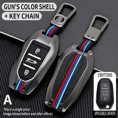 Car Key Case for Peugeot 207 3008 208 308 2008 307 508 5008 407 301 206 Citroen C1 C2 C3 C4 Grand Picasso C5  Ds 3 5 Cover