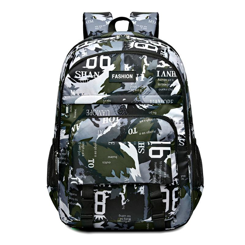 Backpack New Fashion Middle and High School Student School Bag Large Capacity Breathable Back Protection Casual Computer Backpack