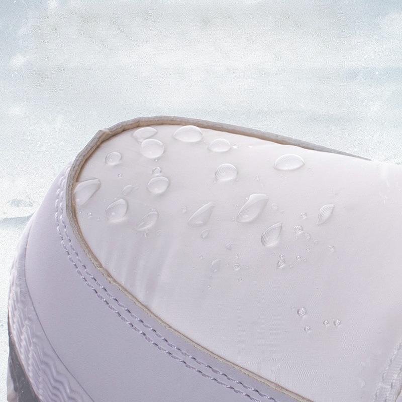 Winter Velvet Women's Snow Boots with Anti Slip and Warm Midsole Thick Cotton Boots with Anti Slip and Oversized Women's Cotton Shoes