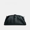 Womens Genuine Leather Cloud Shell Bag Large Capacity Woven Shoulder Clutch Evening