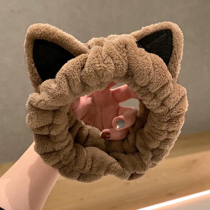 Cute Cartoon Face Washing & Makeup Headband for Women