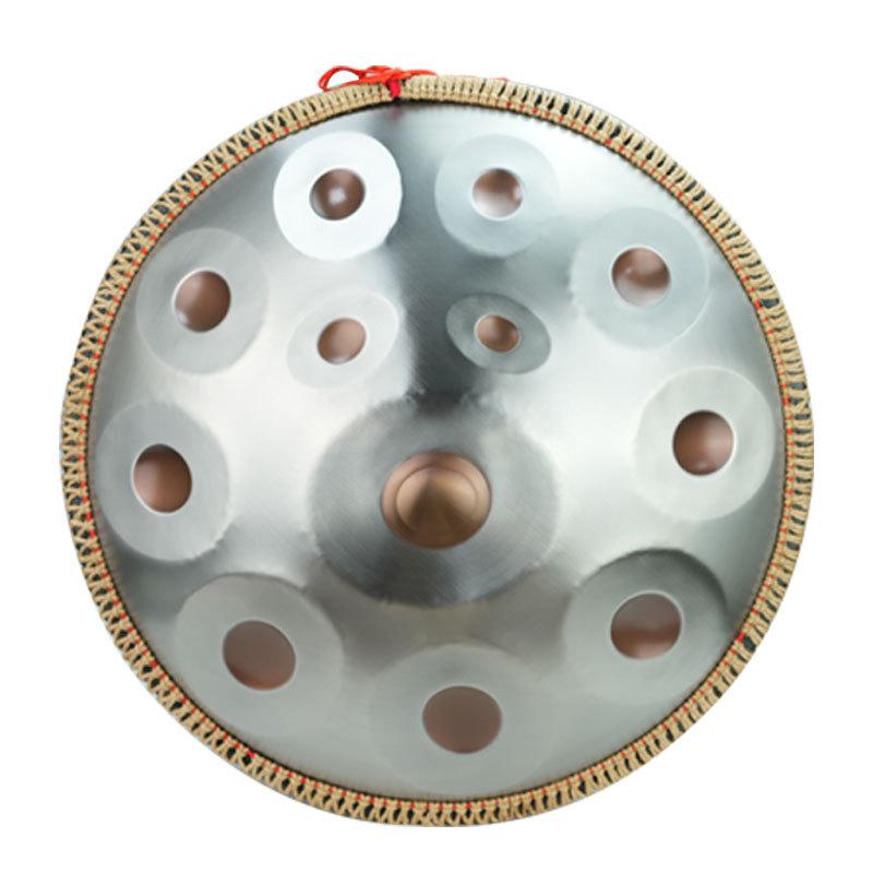 Professional-Grade Steel Tongue Drum: 14, 12, or 10-Tone Handpan Ethereal Instrument