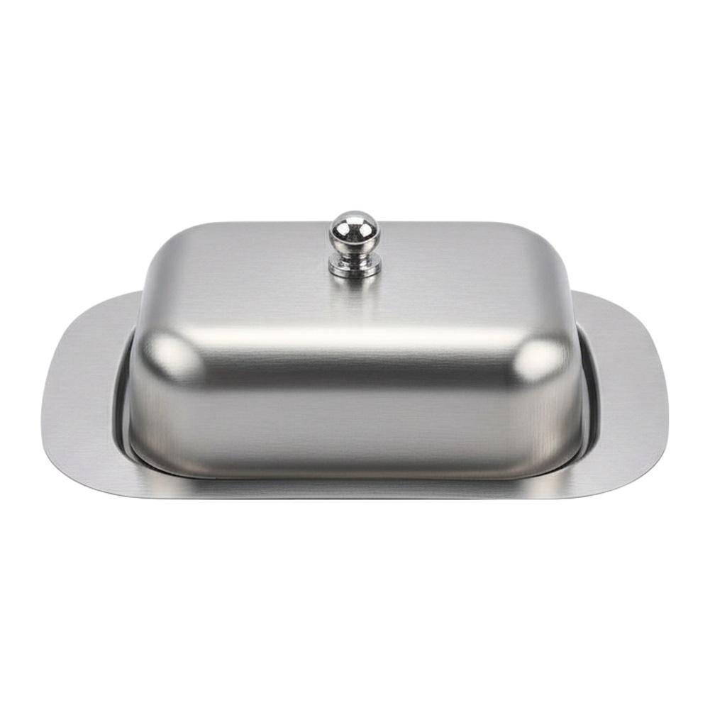 201 Stainless Steel Butter Box for Food Storage Designed To Hold Cheese Bread & Pastries Suitable for Kitchen Use