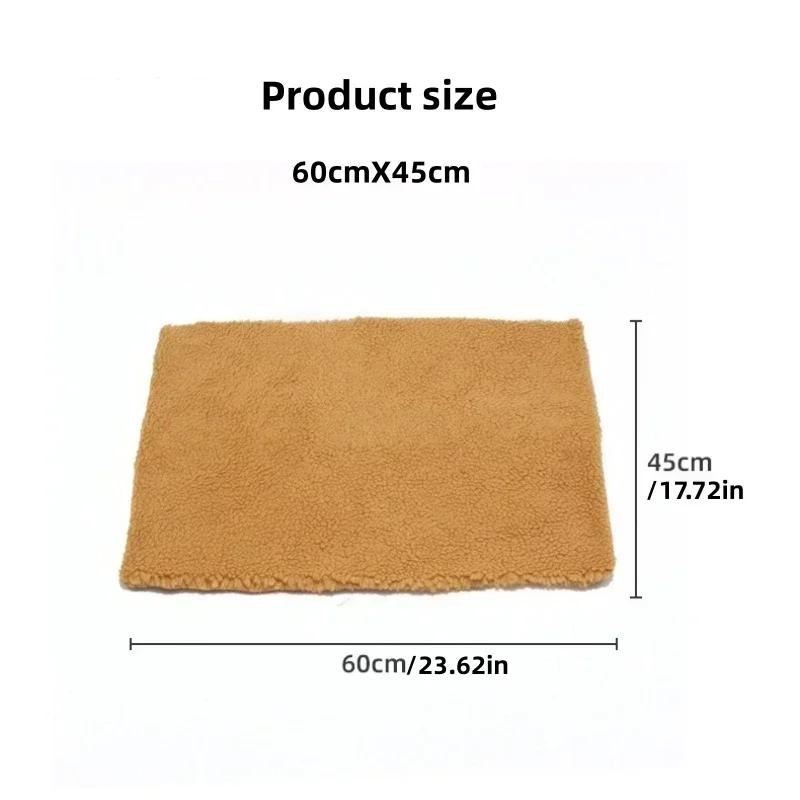 Haustiermatte Selbsterwärmende Decke Rutschfeste Katzenunterlagen Waschbare Zwingerunterlage Sofakissen Teppich Haustierbedarf für Mittelgroße Kleine Hunde und Katzen