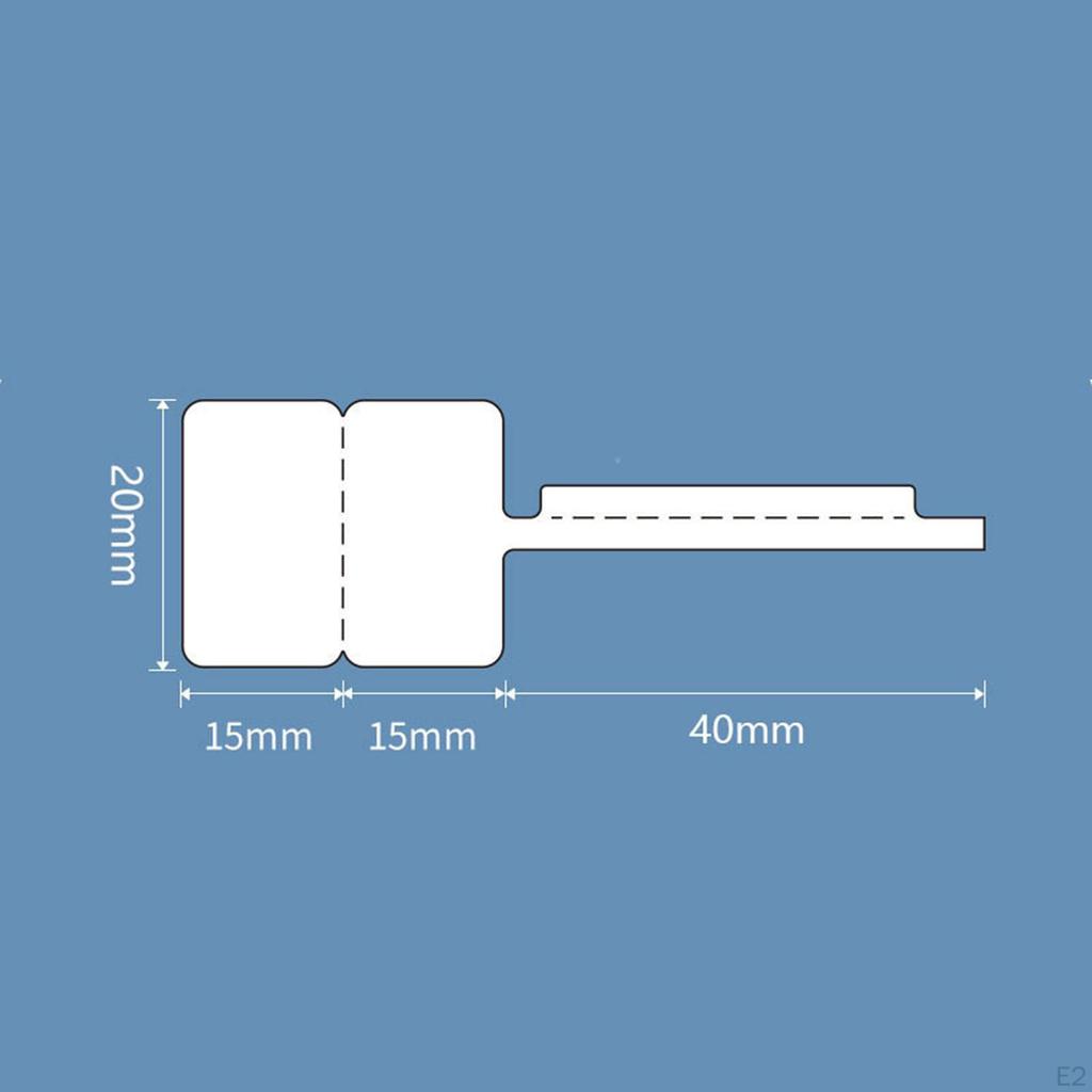 Jewelry Price Tags Thermal Paper Fits B11 B3S P1 P2 M102 Label Printer Identify