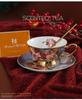 Exquisite English Rose Teapot & Coffee Cup Set for Afternoon Tea