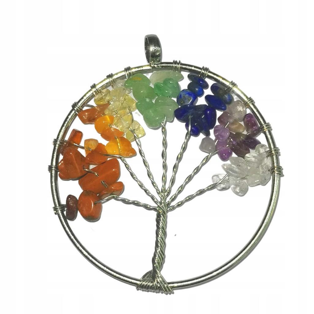 Necklace Tree Of Life Happiness Minerals Amulet