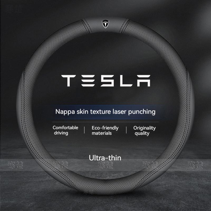 AMN1 For Tesla Model 3 Model S Model Y Model X Roadster Car Steering Wheel Cover 2019-2025 Auto interior Steering Wheel Accessories
