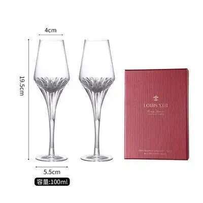 Bicchieri di Cristallo per Whisky Francese Lode della Luce Tazza Dedicata alla Degustazione di Vino King Brandy XO Bicchiere Copita per Nosing Snifter