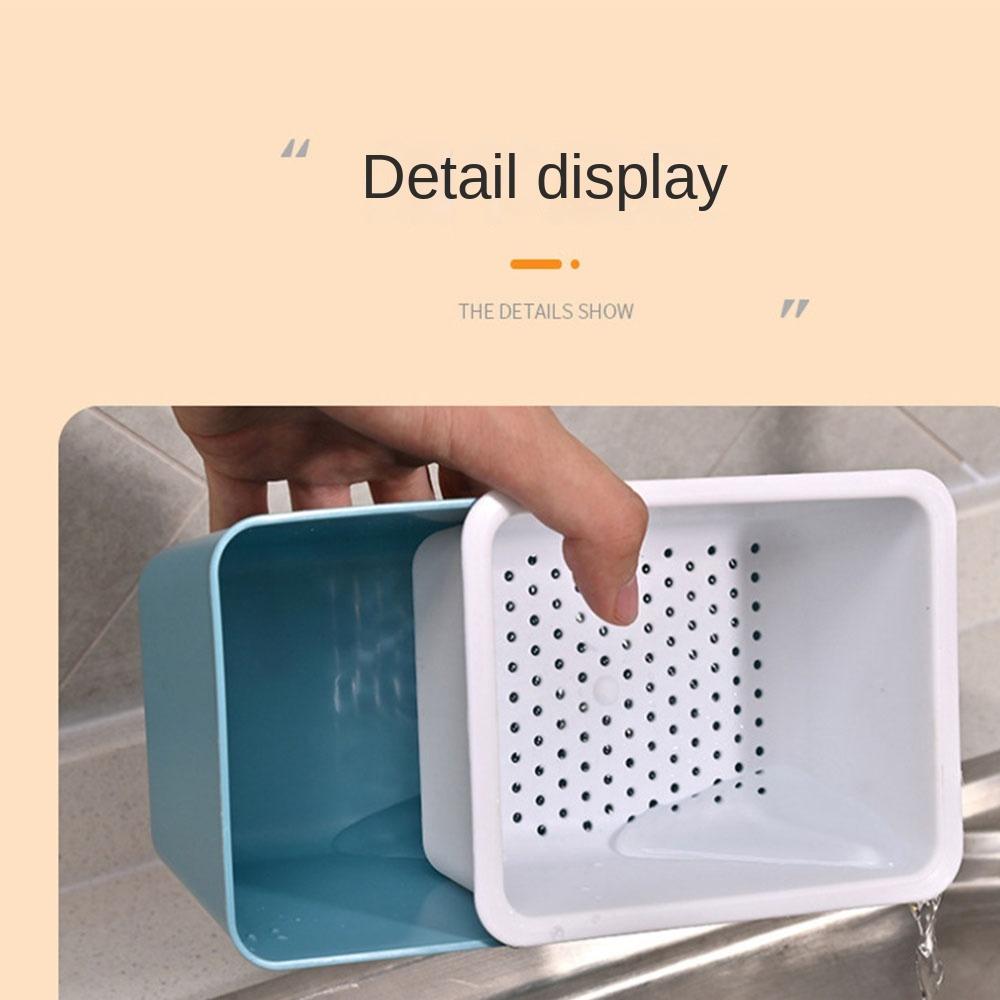 Plastic Snack Box Creative Washing Basket Hollow Design Melon Seed Box  Office