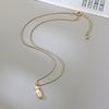 Retro European and American Abstract Pendant Necklace