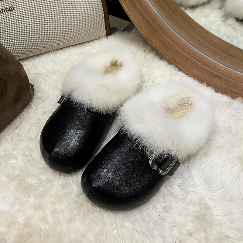 Autumn and Winter New Cotton Slippers Women's 2025 Outdoor Wear Waterproof, Non-slip and Warm Indoor Warm Soft Bottom Couple Cotton Slippers