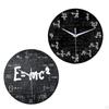 Math Wall Clock Decorative Creative, Practical Home Decor, Round Modern Silent Hanging