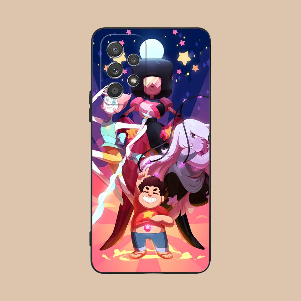 Steven Universe Mobile Phone Case for Samsung Galaxy M55 54 42 35 34 33 32 23 22 15 14 13 12 F55 5G Colour Protective Cellphones