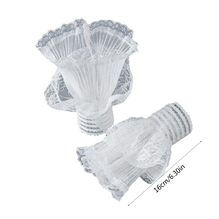 Fairy Wrist Cuffs Detachable Elegant Wristband Flared Organ Ruffled Wristband