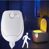 1PC LED Lampka nocna PIR Czujnik ruchu LED Lampki toaletowe Lampka nocna do łazienki 8 kolorów Oświetlenie muszli klozetowej do łazienki