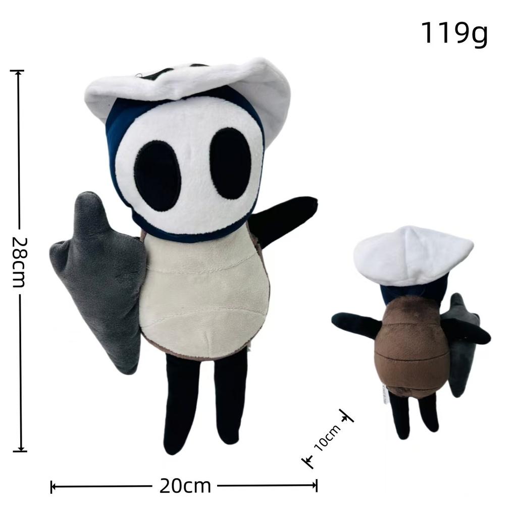Hollow Knight Plush Toy Soft Stuffed Animal Cartoon Game Figure Collectible for Boys Birthday Holiday Gift